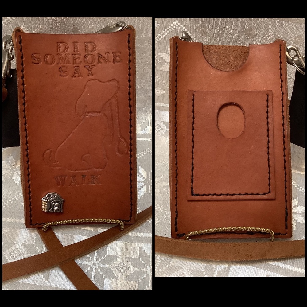Jewelry In Bloom Bag Crossbody 100% Leather Handmade Keychain